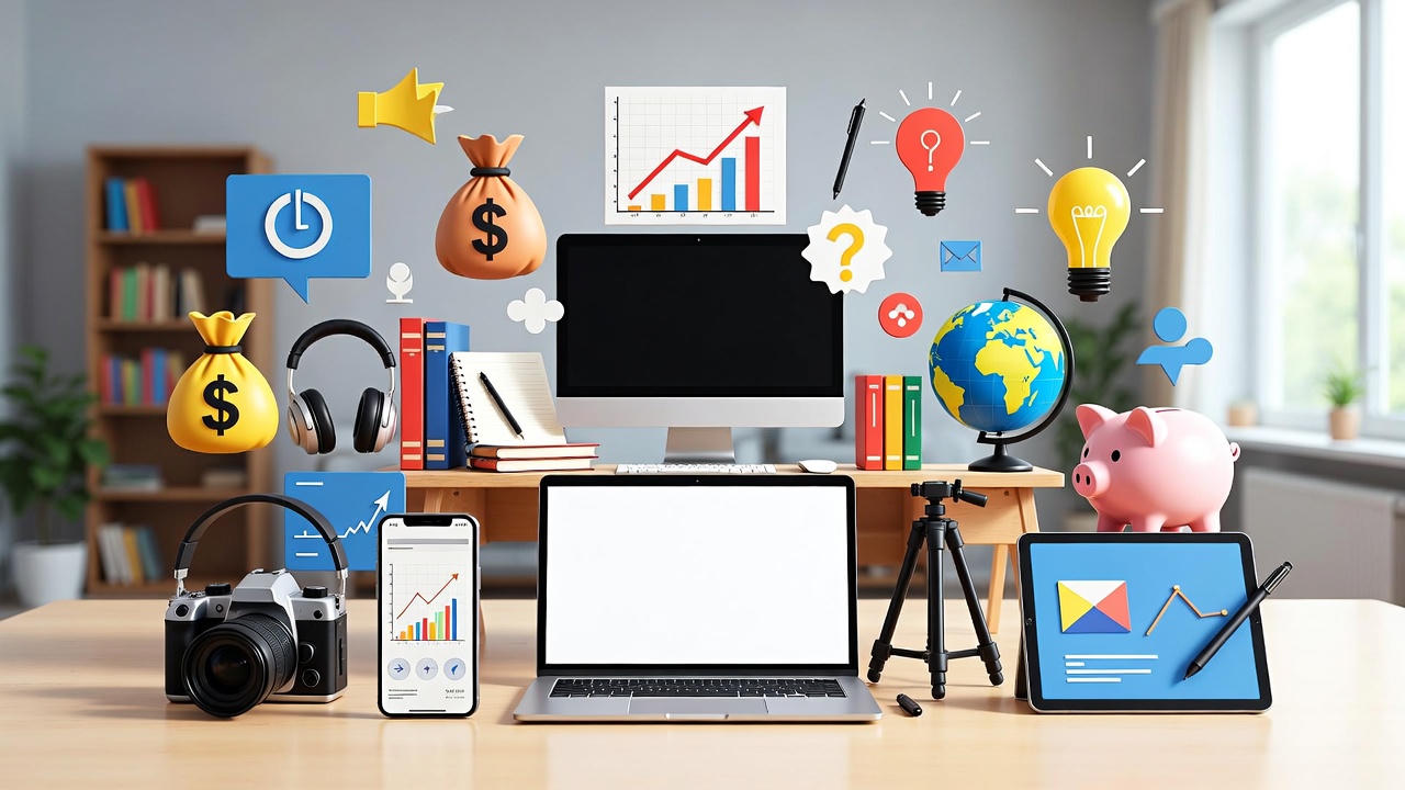 25 Profitable Side Hustle Ideas to Earn Extra Money Online in 2025 (High-Income & Low Investment)